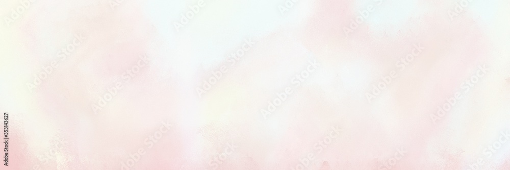 vintage painted art vintage horizontal background with linen, pastel pink and mint cream color. can be used as header or banner