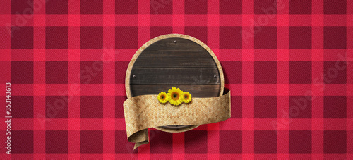 Festa Junina Fundo pronto xadrez