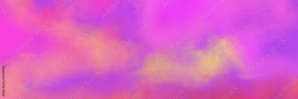 abstract grunge horizontal texture with orchid, burly wood and pastel magenta color. can be used as header or banner