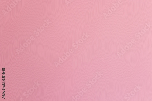 Texture of pink wallpaper on the wall, a pattern of wavy vertical lines