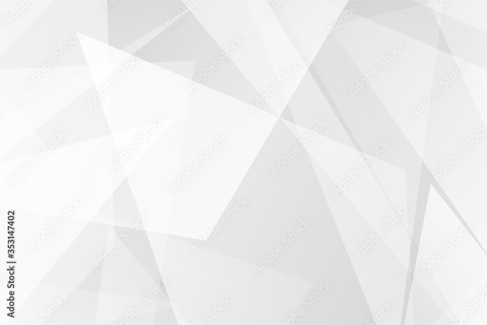 Fototapeta premium Abstract white and grey on light silver background modern design. Vector illustration EPS 10.