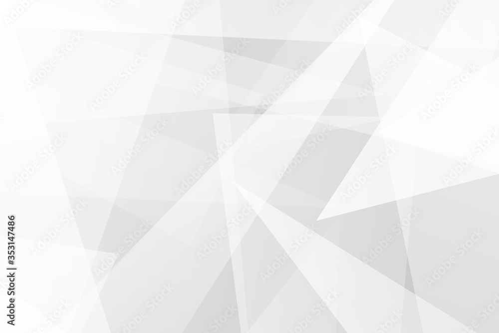 Fototapeta premium Abstract white and grey on light silver background modern design. Vector illustration EPS 10.