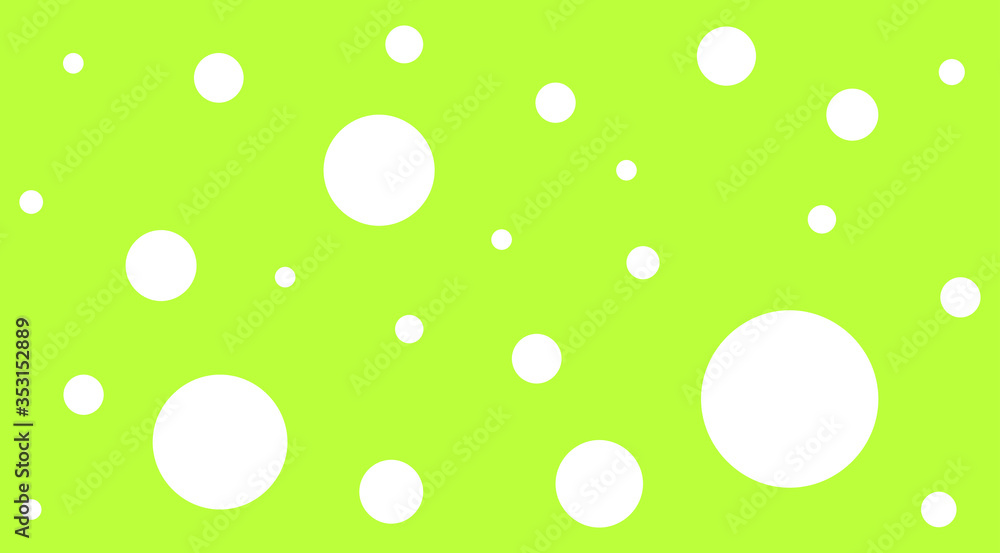 polka dot white on lemon green for background, polka dot white pattern cute, random scattered dots, green lemon and white polka dot pattern for confetti wallpaper
