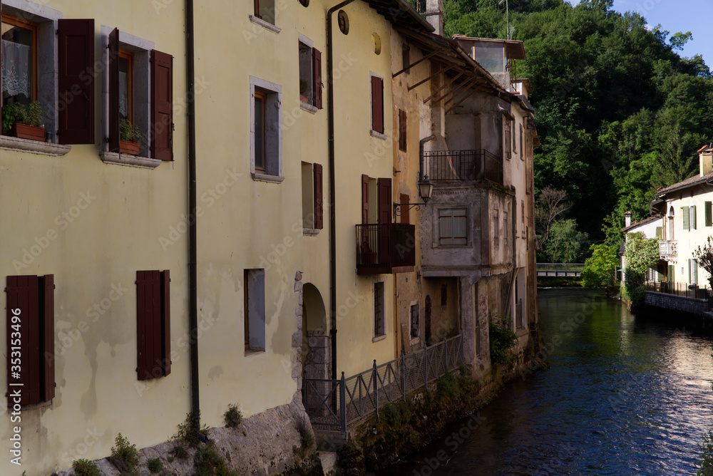Italy, the charming village of Polcenigo in the Friuli Venezia Giulia region
