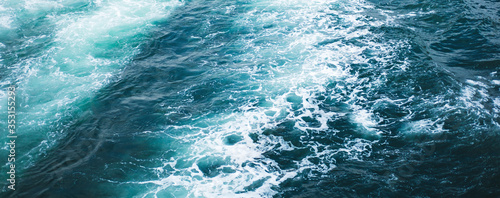 Tablou canvas Sea or ocean waves surface texture