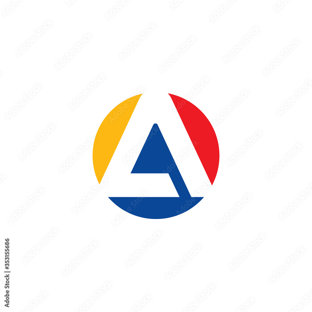 Letter A Modern logo Letter A Modern logo
