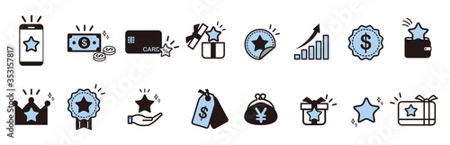 Loyalty Program vector icons set