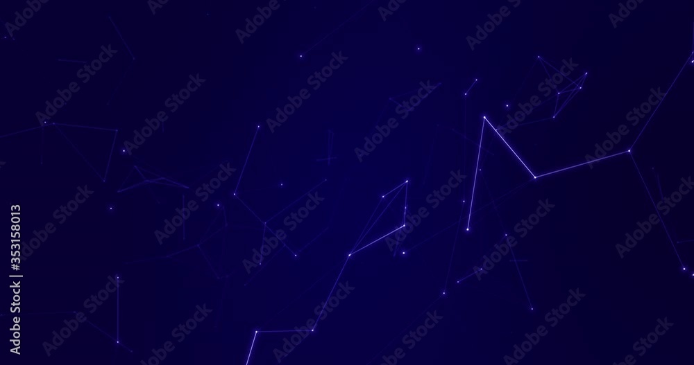 Abstract blue background motion transformation movement grow dots lines connect pattern of future innovation technology digital business concept with network for decentralize communication Abstract blue background motion transformation movement grow dots lines connect pattern of future innovation technology digital business concept with network for decentralize communication