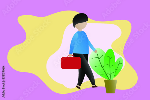 go shopping work study