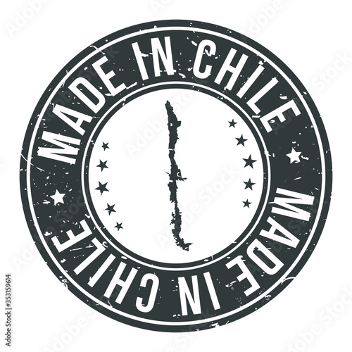 Made in Chile Quality Original Stamp Design Vector Art