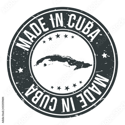 Made in Cuba Quality Original Stamp Design Vector Art
