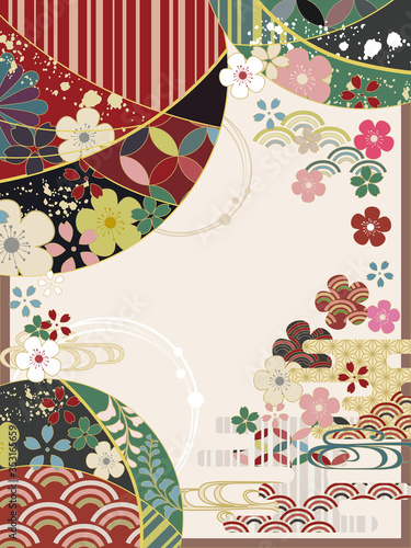 和柄背景素材レトロポップ日本 Stock Vector Adobe Stock 和柄背景素材レトロポップ日本 Stock Vector Adobe Stock