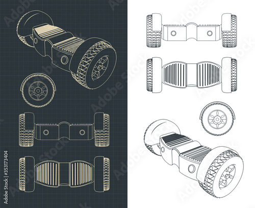 Hoverboard drawings