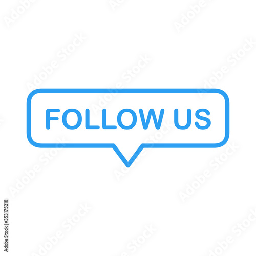 follow button in social media, the sign of following
