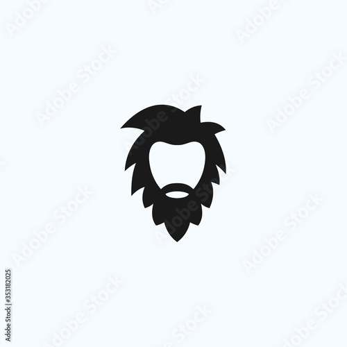 caveman logo / icon cave