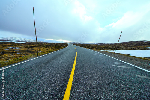 Empty road in nowhere