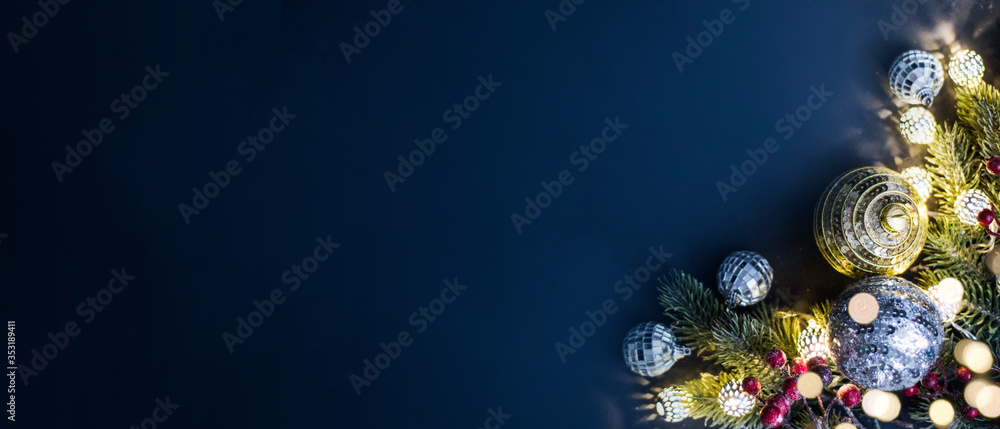 Christmas and New Year holidays background Christmas and New Year holidays background