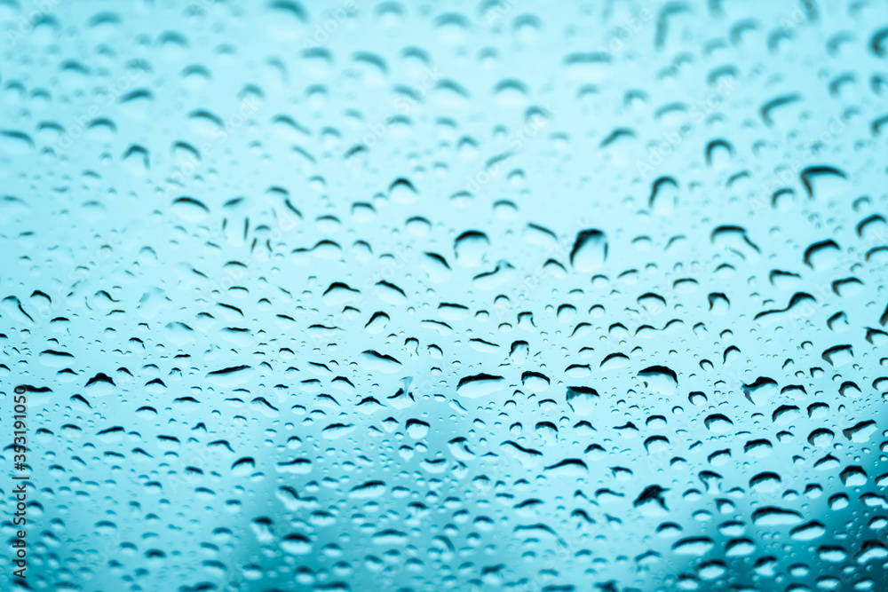 Water drops on the glass. Fogged glass in winter. Water drops on the glass. Fogged glass in winter.