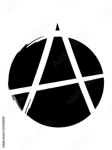 Symbol Anarchie Logo Design 