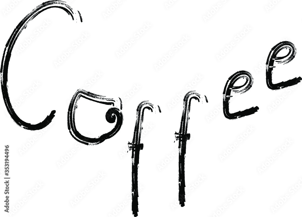 Coffee hand drawn word with cup, lettering for coffee shop. Perfect for coffee shop, cafe menu, logo and other.
Coffee hand drawn word with cup, lettering for coffee shop. Perfect for coffee shop, cafe menu, logo and other.