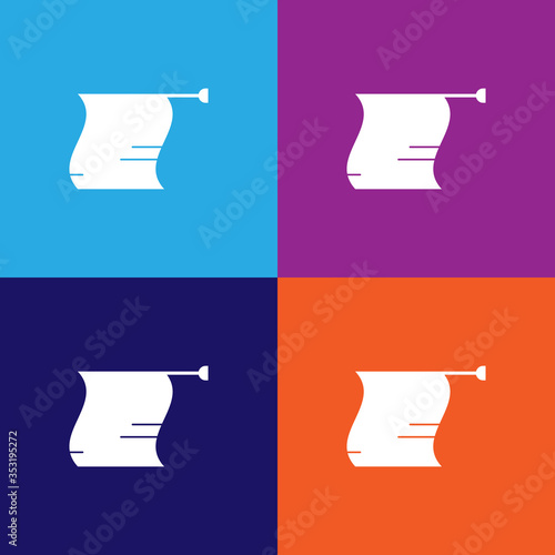 flag toreador icon. Element of culture of spain icon. Premium quality graphic design icon. Signs and symbols collection icon for websites, web design, mobile app on white background