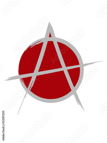 Logo Anarchie Design Symbol 