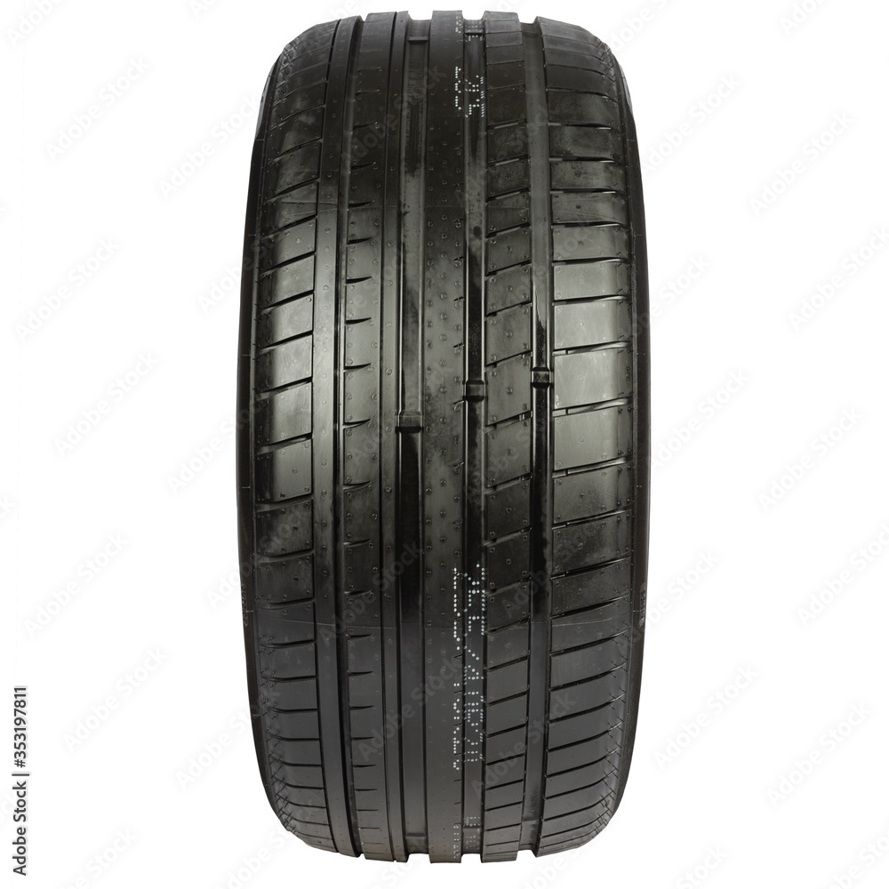 car tire isolated on white car tire isolated on white