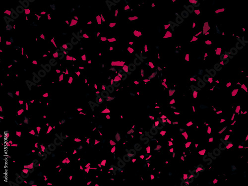 Beautiful abstract color white and pink marble on black background and gray and black granite tiles floor on pink background, love pink wood banners graphics, art mosaic decoration