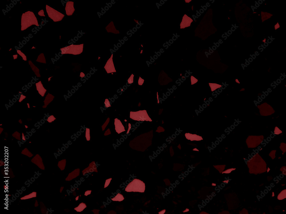 Beautiful abstract color white and red marble on black background and gray and red granite tiles floor on red background, love gray wood banners graphics, art mosaic decoration