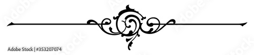vintage page divider design element