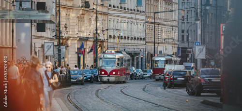 street in the city of Prague 