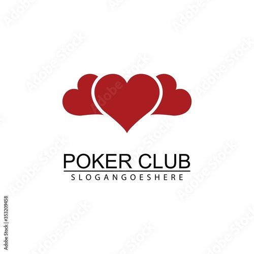 Poker Club Logo Design for Casino Business  Gamble  Card Game  Speculate  etc