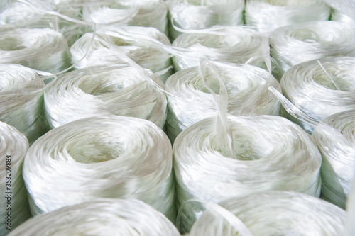 Fotografía Producing fiberglass rods - manufacture of composite reinforcement