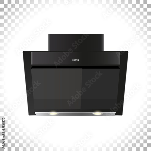 Cooker hood icon isolated on transparent background.