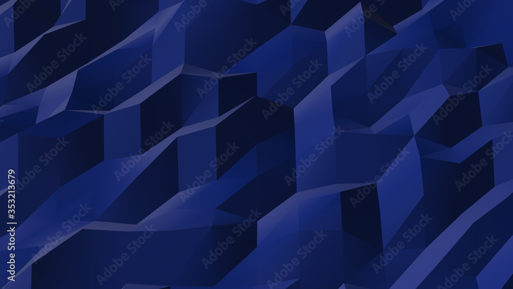 Obraz premium Abstract polygonal 3d background