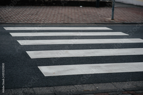 Wallpaper Mural Pedestrian crossing through the roadway. Roads. Torontodigital.ca