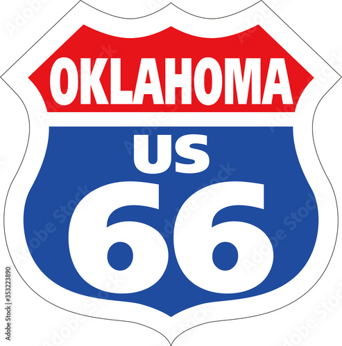 アメリカ横断道 ルート66／Route 66 オクラホマ州