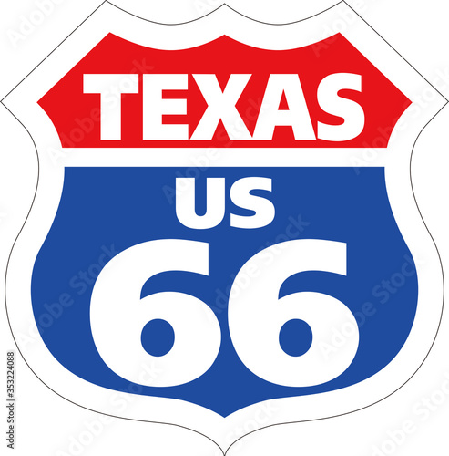 アメリカ横断道 ルート66／Route 66 テキサス州