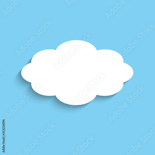 weather icon - vector icon. Cloud icon