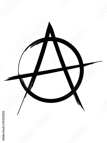 Anarchie Logo Design Symbol 