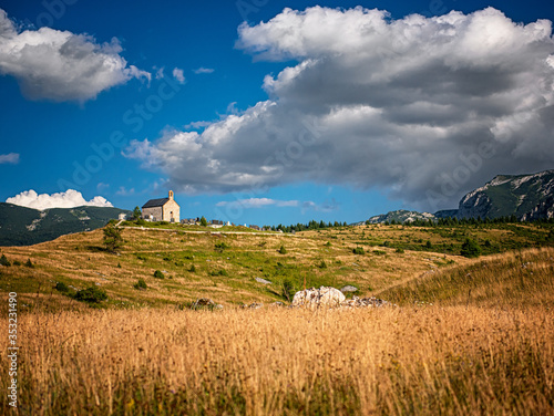 Abandoned houses in the mou...