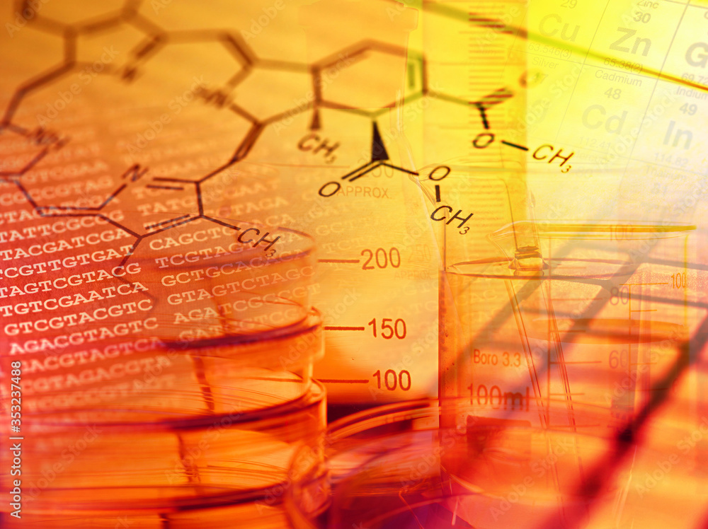 Laboratory tools. Macro image. Laboratory concept. Laboratory tools. Macro image. Laboratory concept.