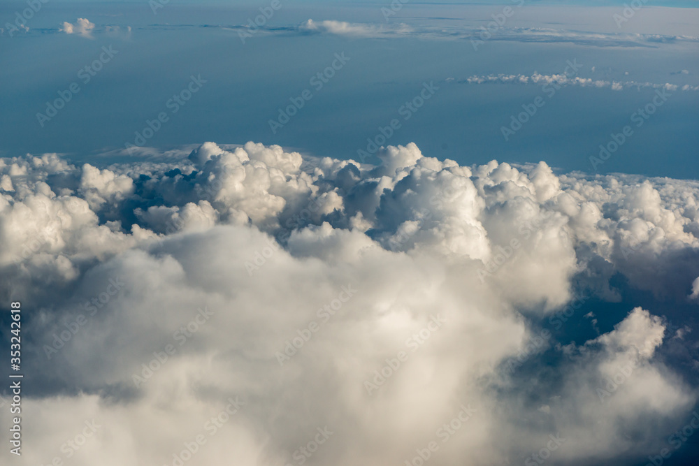Fototapeta premium above clouds in the sky