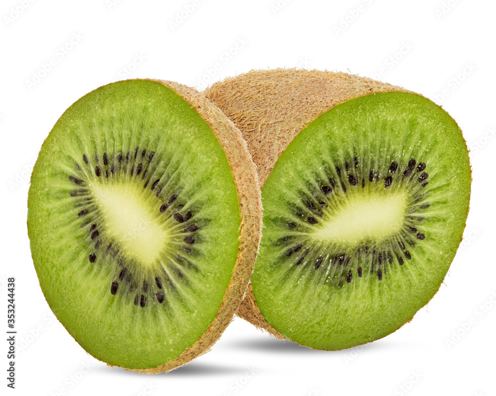 Kiwi isolated on white background with clipping path Kiwi isolated on white background with clipping path