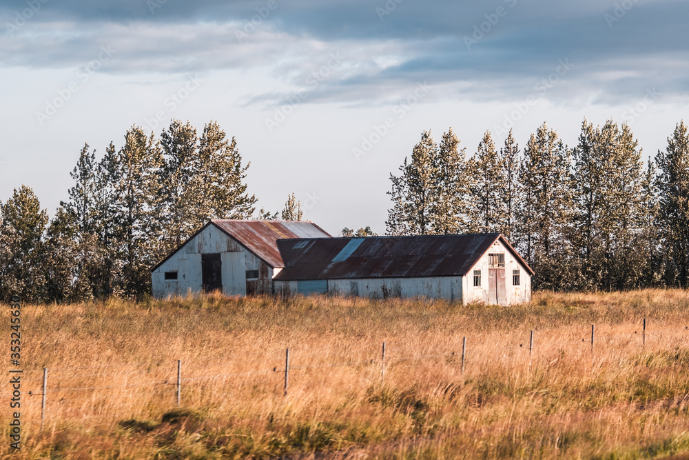 Iceland farm house