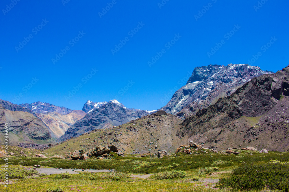 mountain landscape in chile