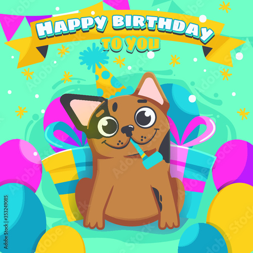 Feliz cumple años Perrito