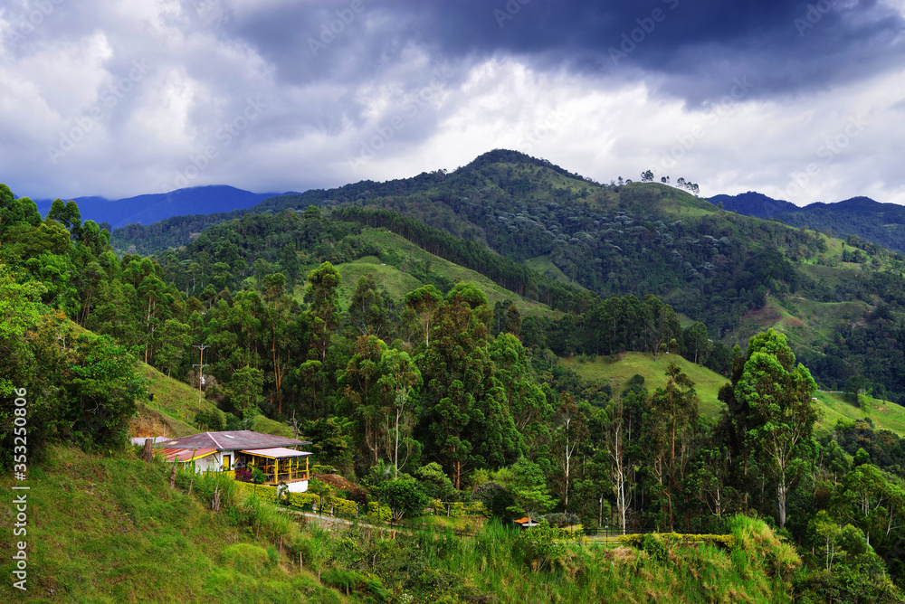 Salento in Colombia, South America Salento in Colombia, South America
