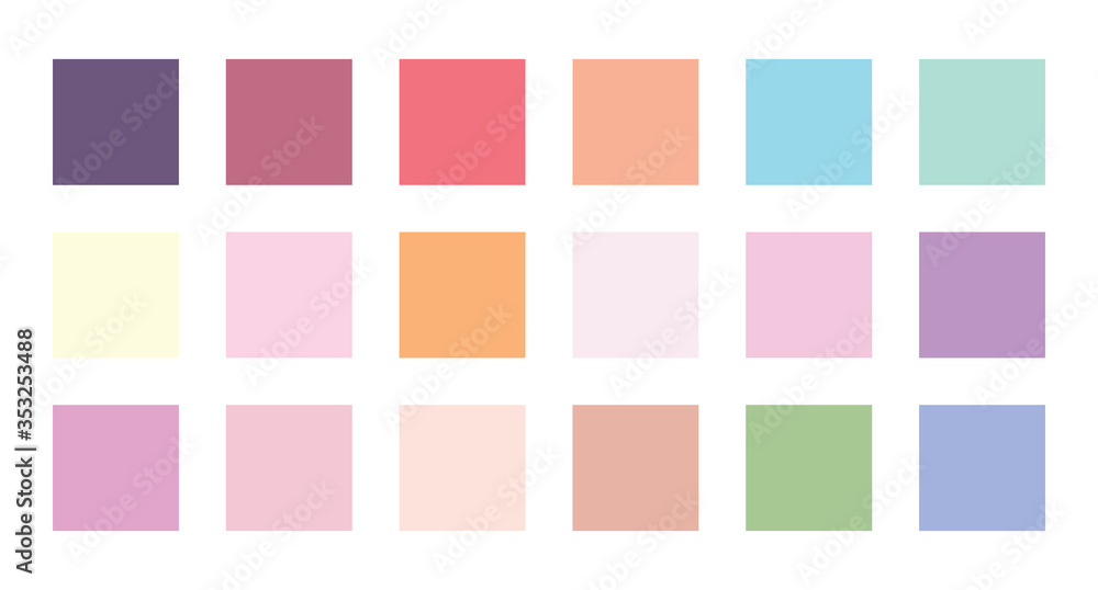 colour set palette vector illustration colour set palette vector illustration