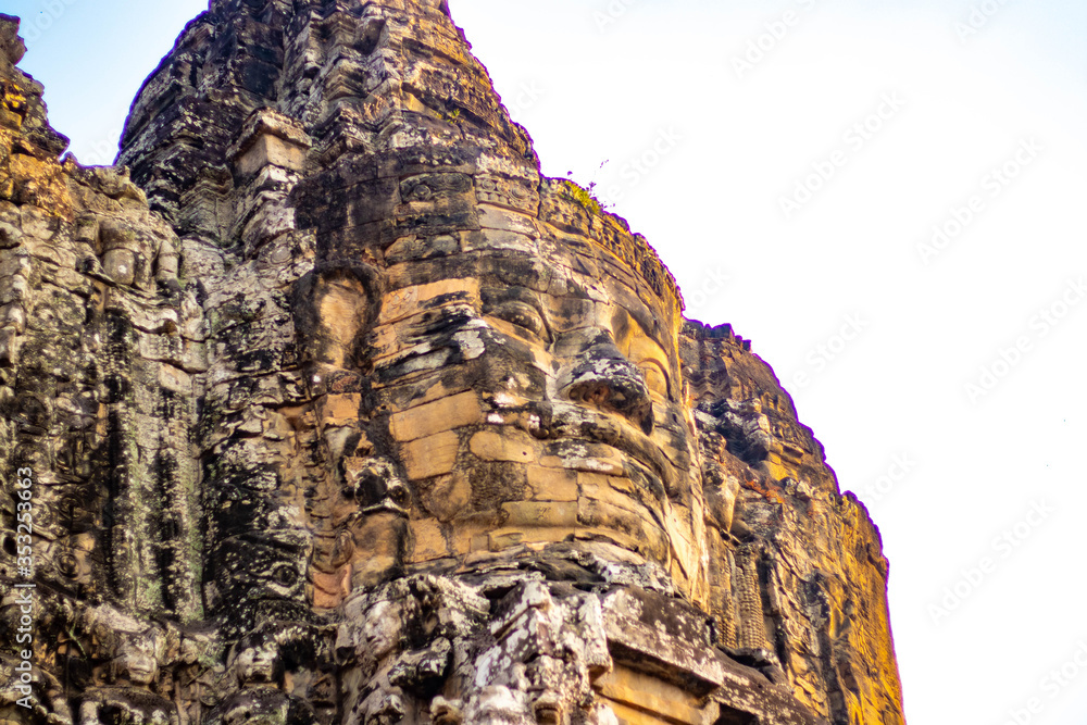 Fototapeta premium A beautiful view of Angkor Thom temple at Siem Reap, Cambodia.